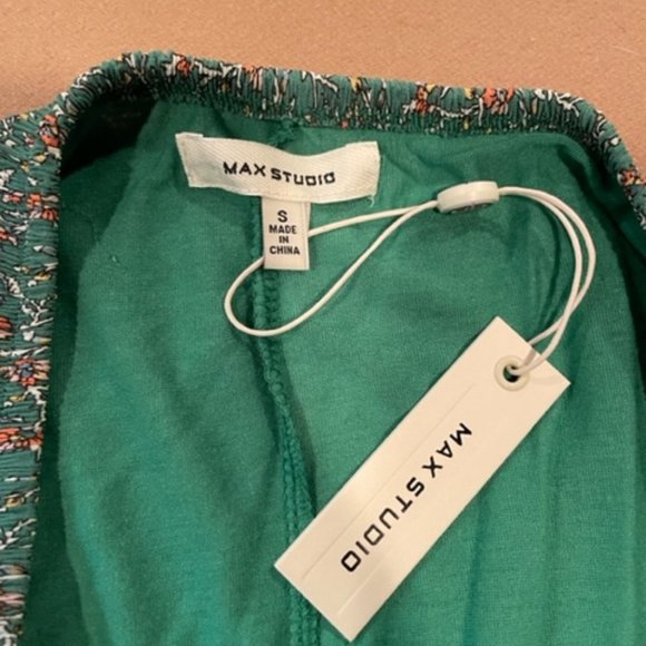 Max Studio Green Floral Skirt - NWT - Picture 8 of 15